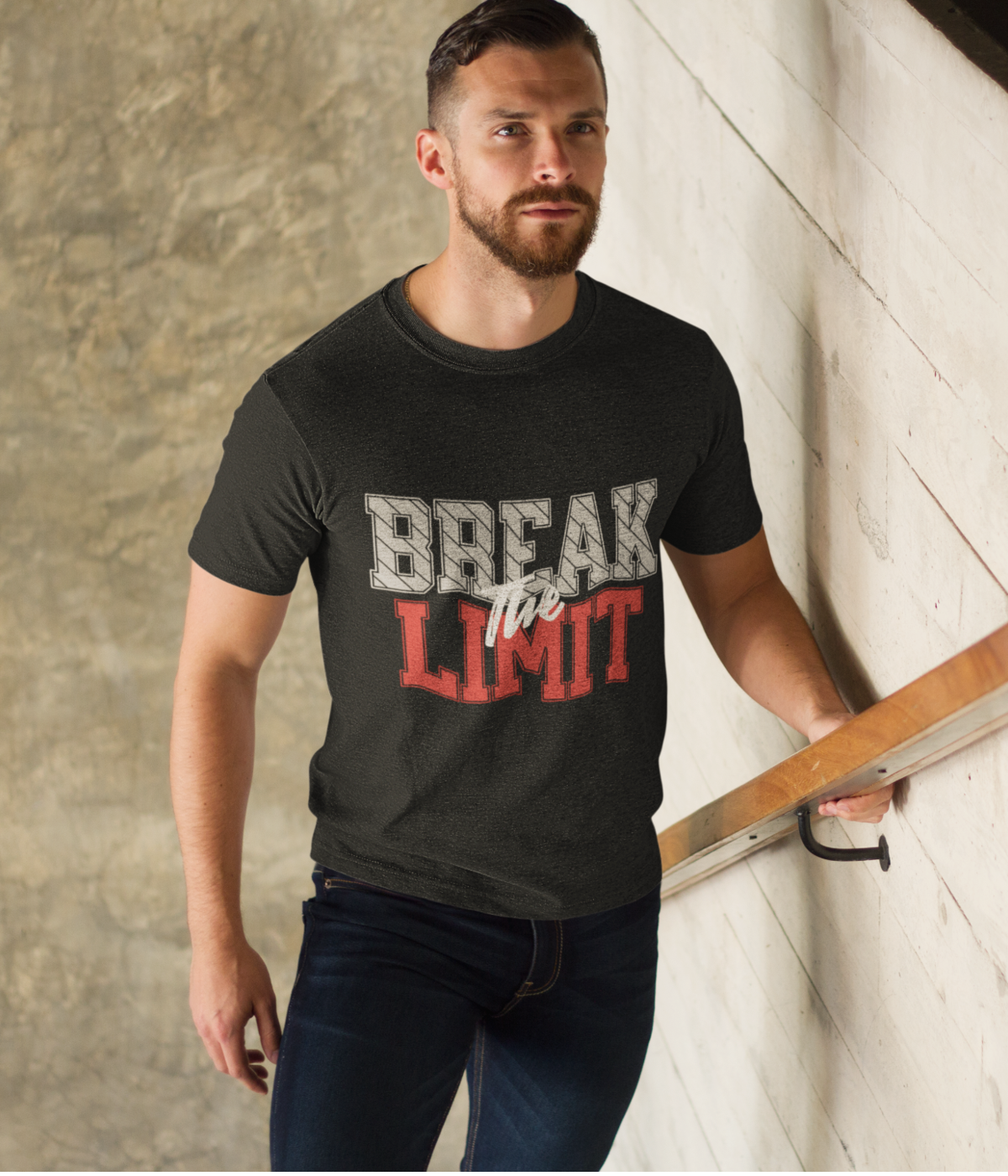 Break The Limit | Breathable Cotton T-Shirt