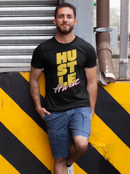 Hustle Hard | Premium 180 GSM Cotton Tee