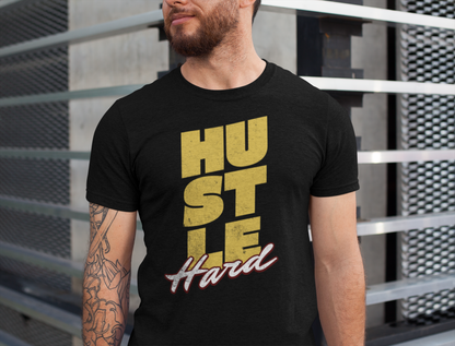 Hustle Hard | Premium 180 GSM Cotton Tee