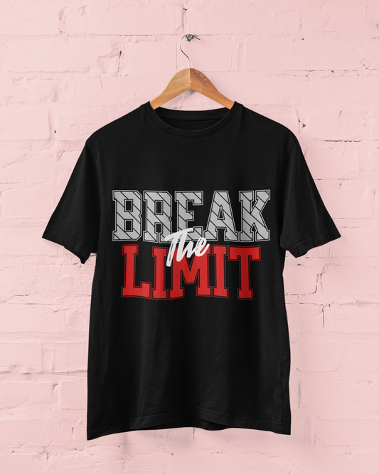 Break The Limit | Breathable Cotton T-Shirt